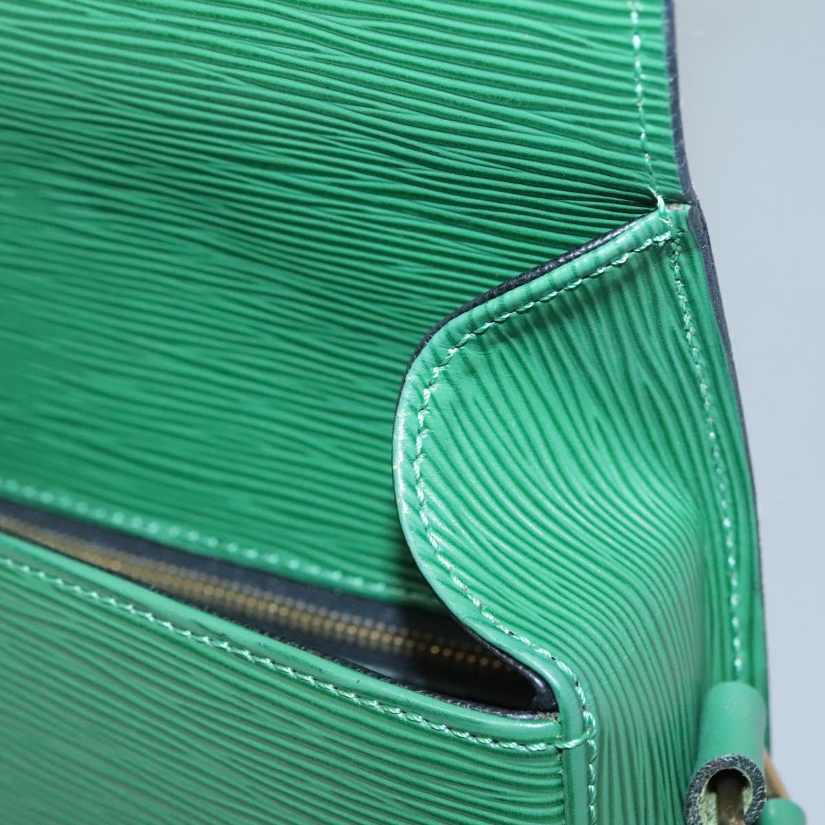 LOUIS VUITTON Epi Saint Cloud GM Shoulder Bag Green M52194 LV Auth 125398