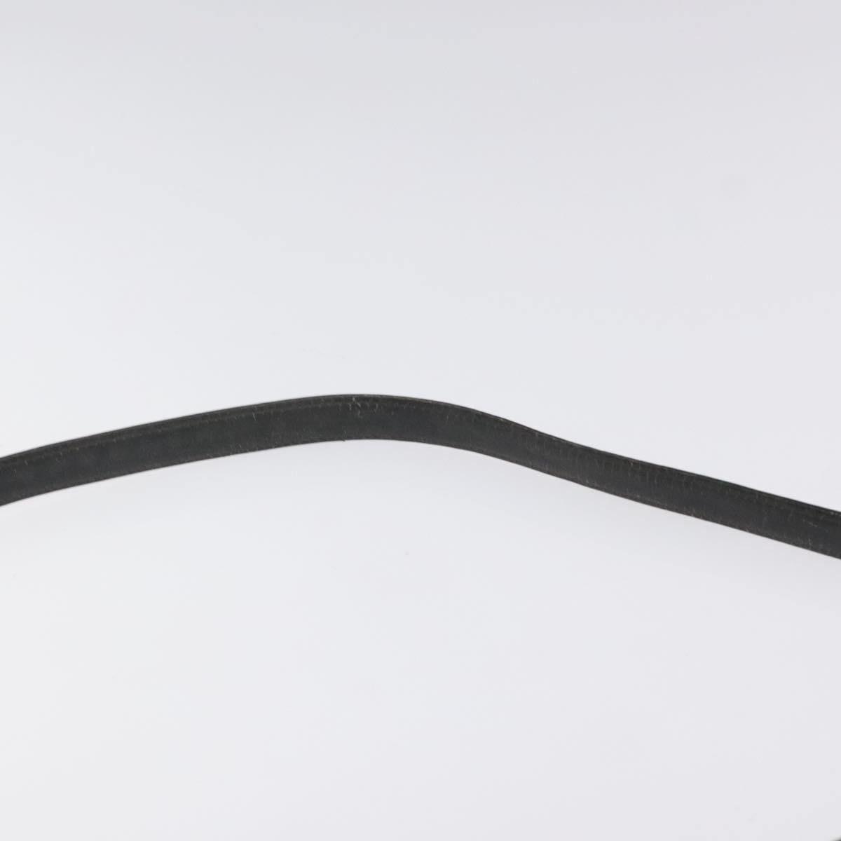 Christian Dior Trotter Canvas Shoulder Bag Black Beige Auth 125405