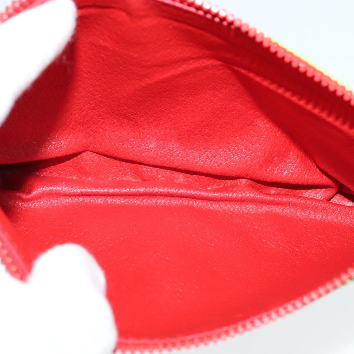 CELINE Shoulder Bag Leather Pink Gold Auth 125416