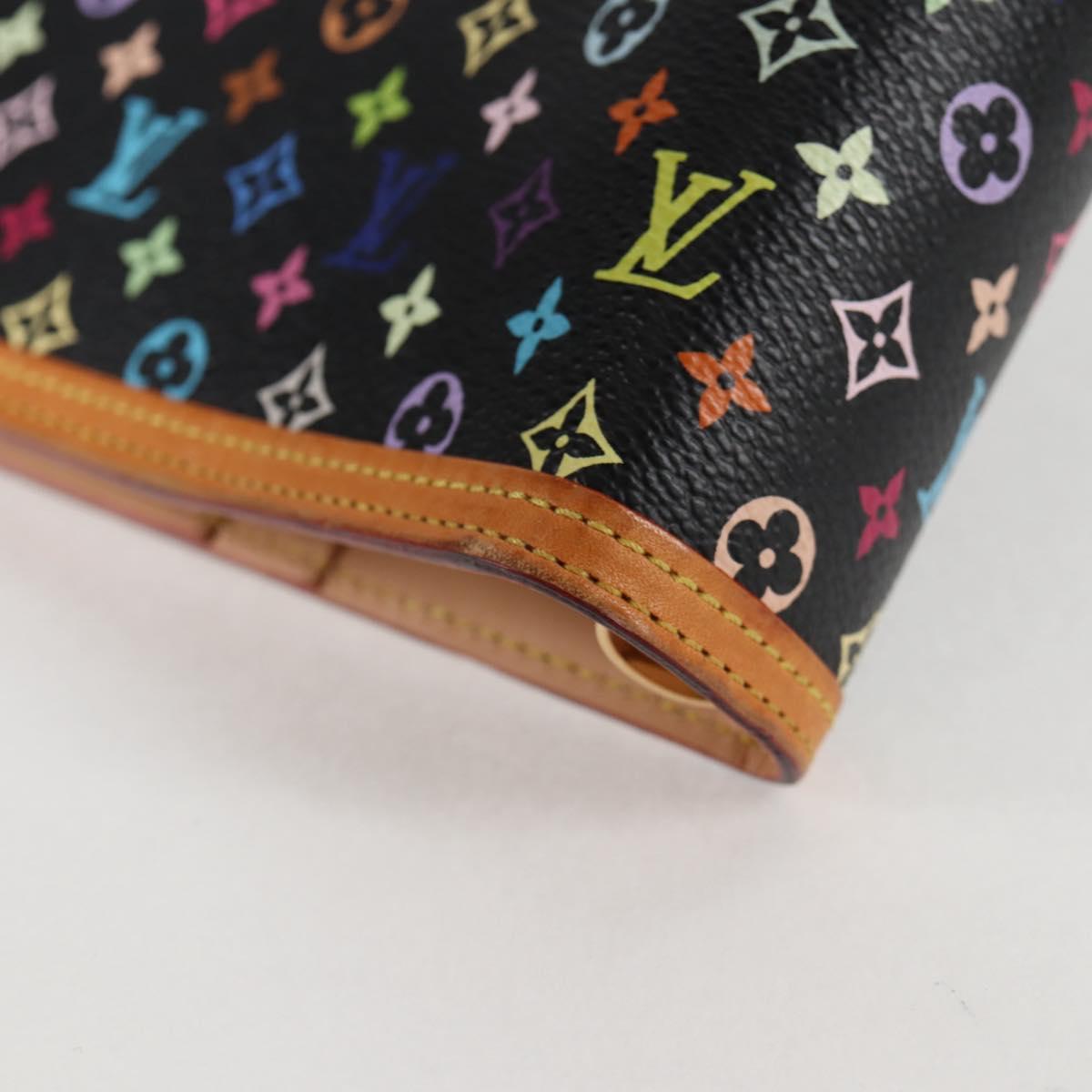 LOUIS VUITTON Multicolor Agenda GM Day Planner Cover Black R20893 Auth 125426SA