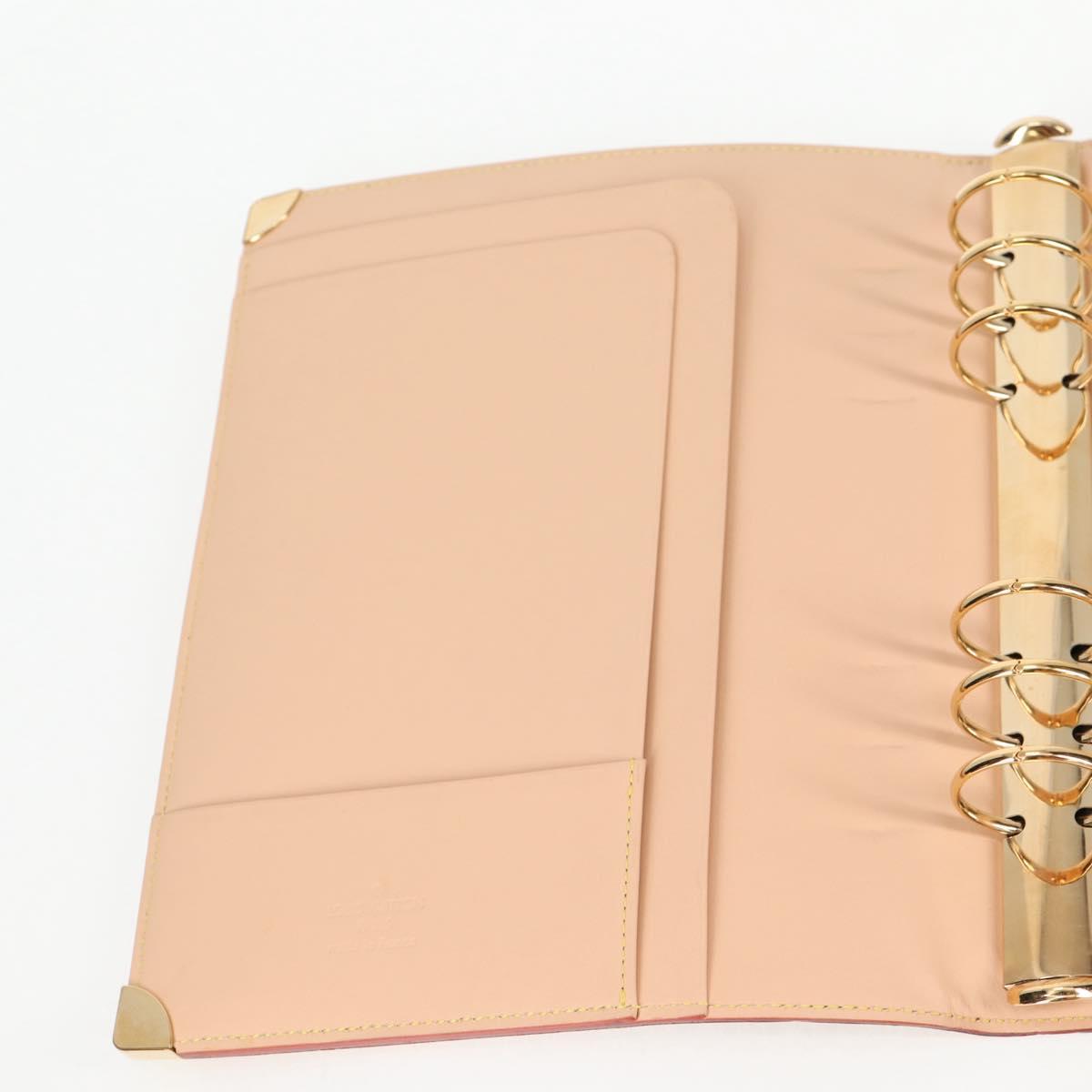 LOUIS VUITTON Multicolor Agenda GM Day Planner Cover Black R20893 Auth 125426SA