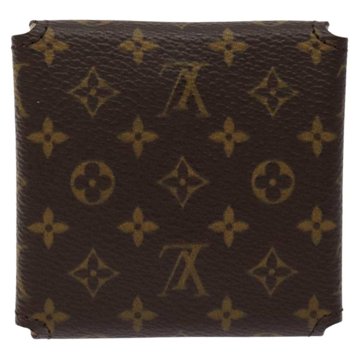 LOUIS VUITTON Monogram Jewelry case Jewelry Box LV Auth 125427
