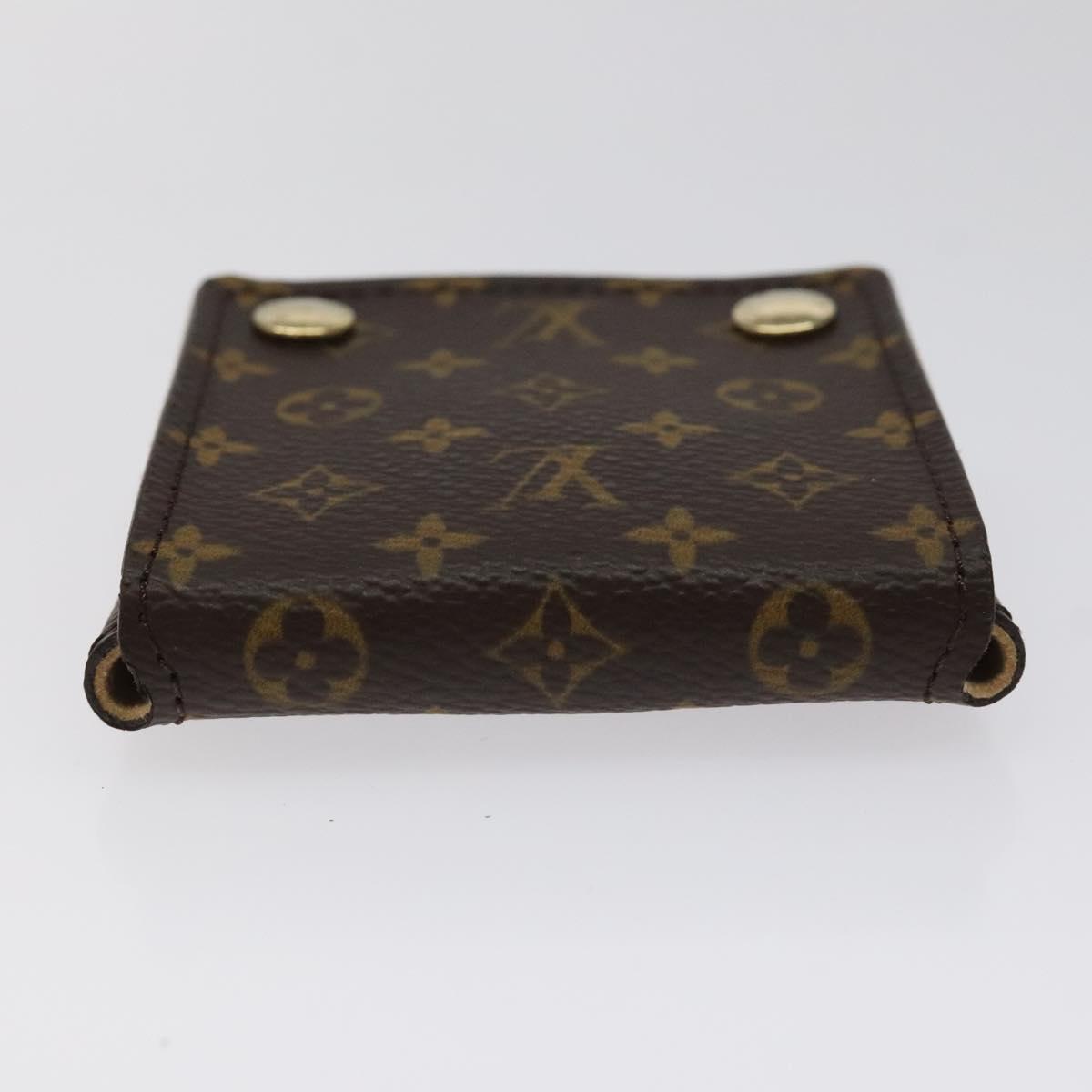 LOUIS VUITTON Monogram Jewelry case Jewelry Box LV Auth 125427
