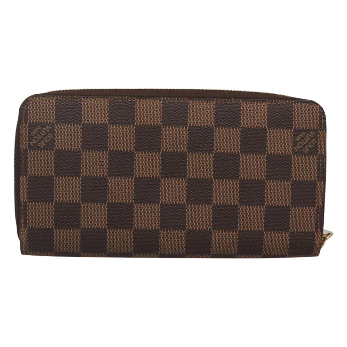LOUIS VUITTON Damier Evasion Zippy Wallet Long Wallet N61240 LV Auth 125449