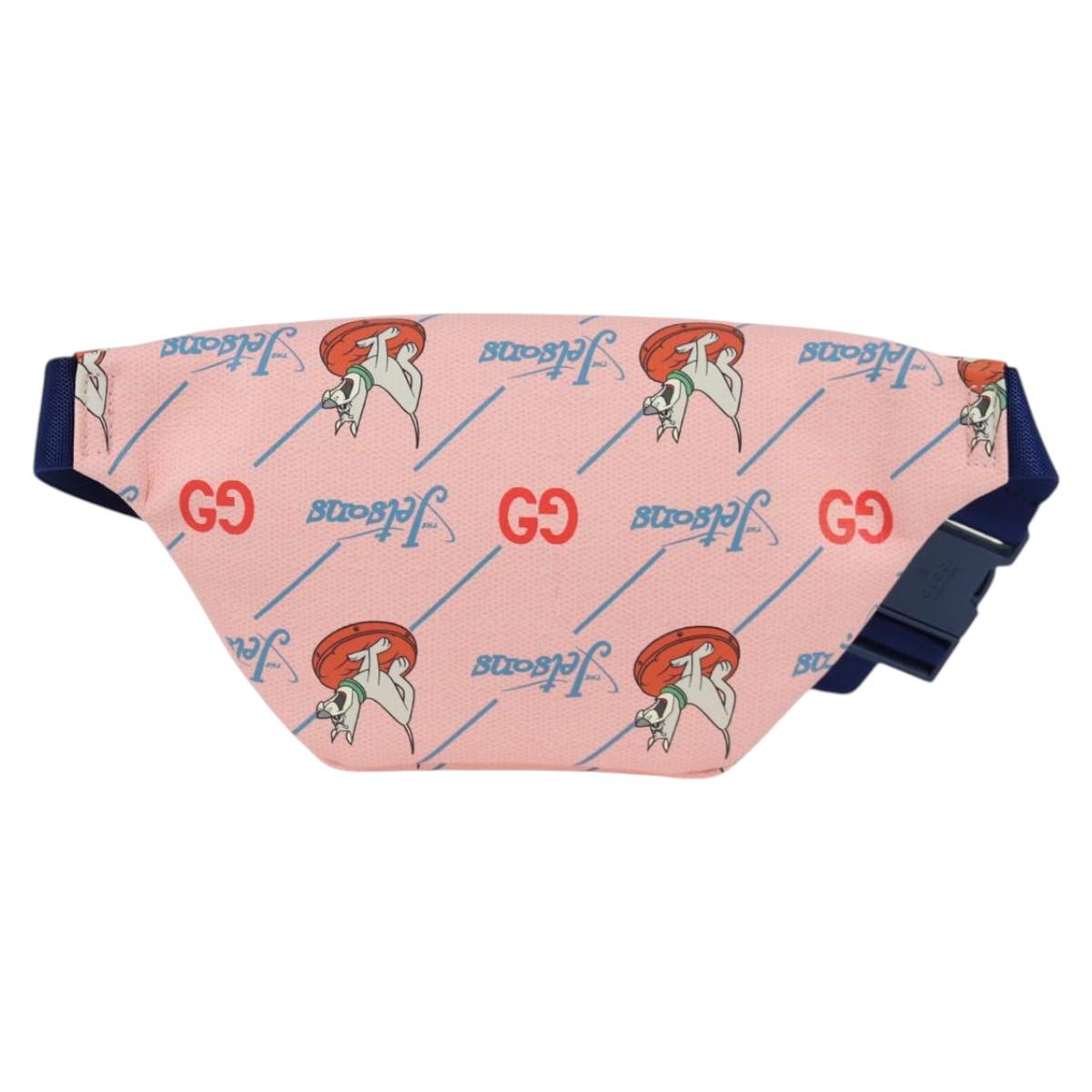 GUCCI THE Jetsons Children's Body Bag PVC Leather Pink 502095 Auth 125477M