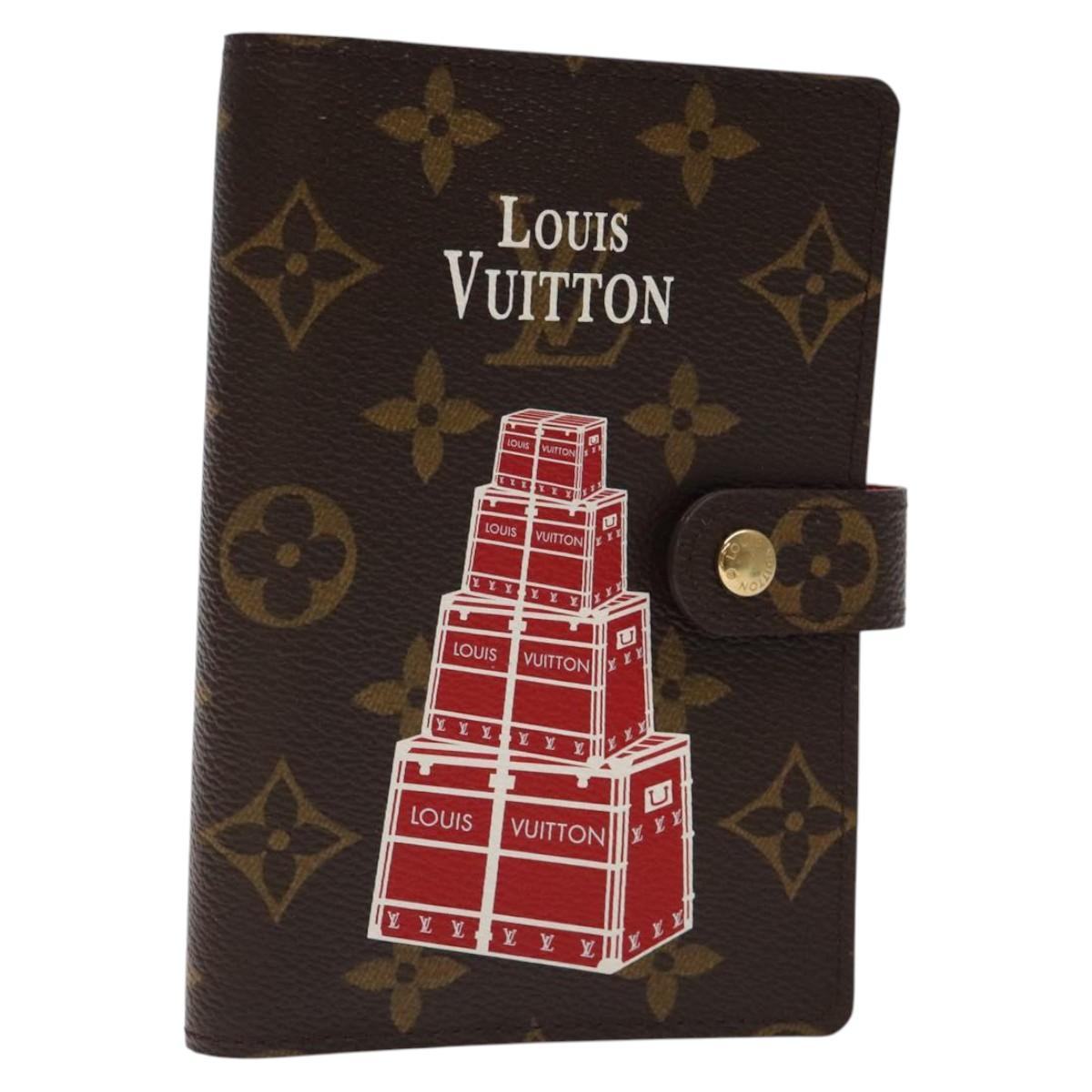 LOUIS VUITTON Monogram Maruenpire Agenda PM Day Planner Cover R20966 Auth 125480