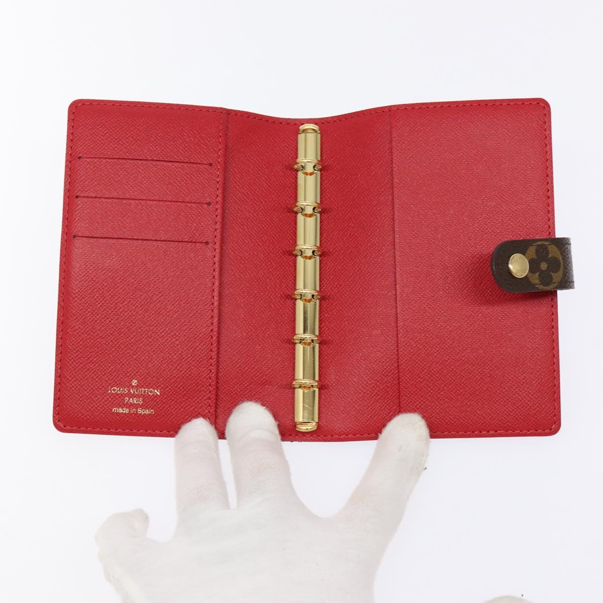 LOUIS VUITTON Monogram Maruenpire Agenda PM Day Planner Cover R20966 Auth 125480