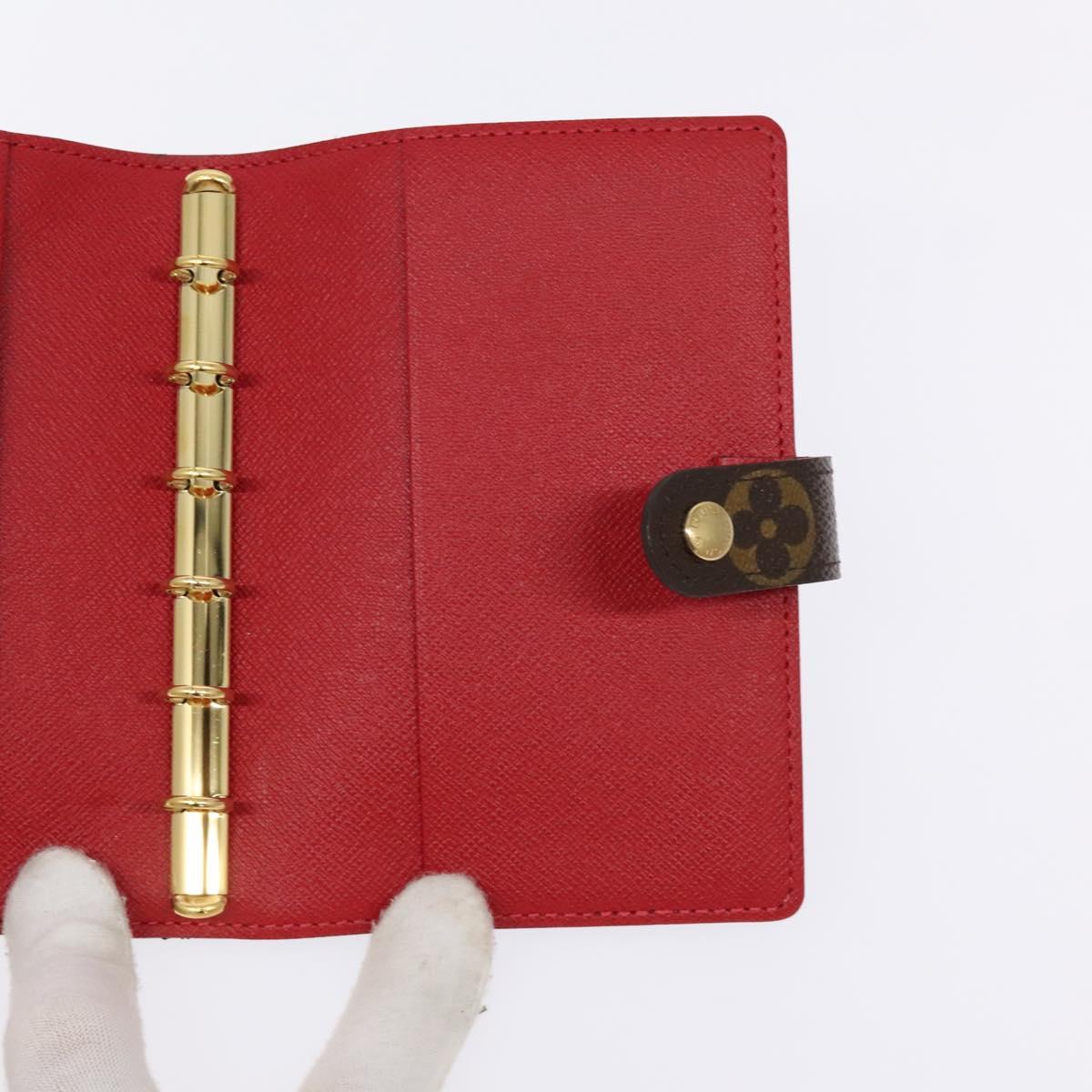 LOUIS VUITTON Monogram Maruenpire Agenda PM Day Planner Cover R20966 Auth 125480