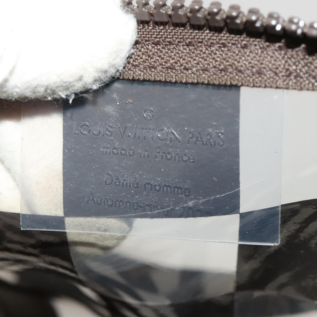 LOUIS VUITTON Monogram chess Keepall Bandouliere 50 Boston M20864 LV Auth 125489