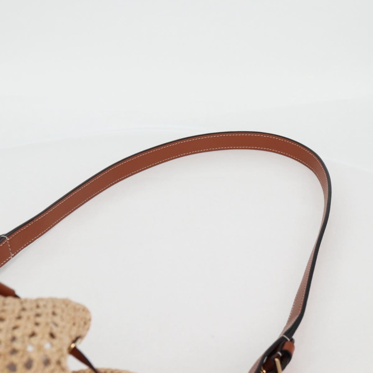 LOUIS VUITTON Noe BB Shoulder Bag Raffia Beige M24722 LV Auth 125491SM