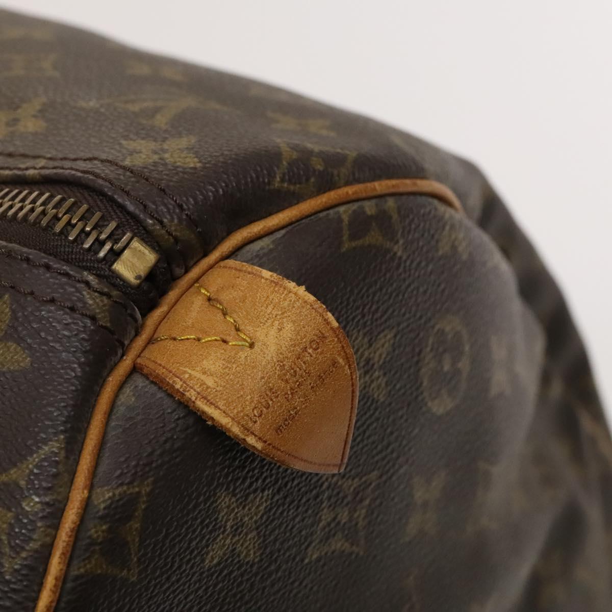 LOUIS VUITTON Monogram Keepall 55 Boston Bag M41424 LV Auth 125572