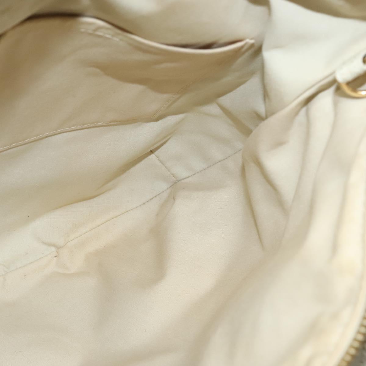 LOUIS VUITTON Monogram Mini Lin Croisette Marina PM Bag Beige M95494 Auth 125591