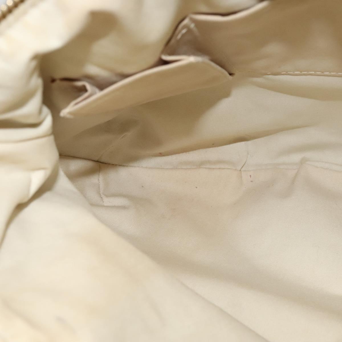 LOUIS VUITTON Monogram Mini Lin Croisette Marina PM Bag Beige M95494 Auth 125591