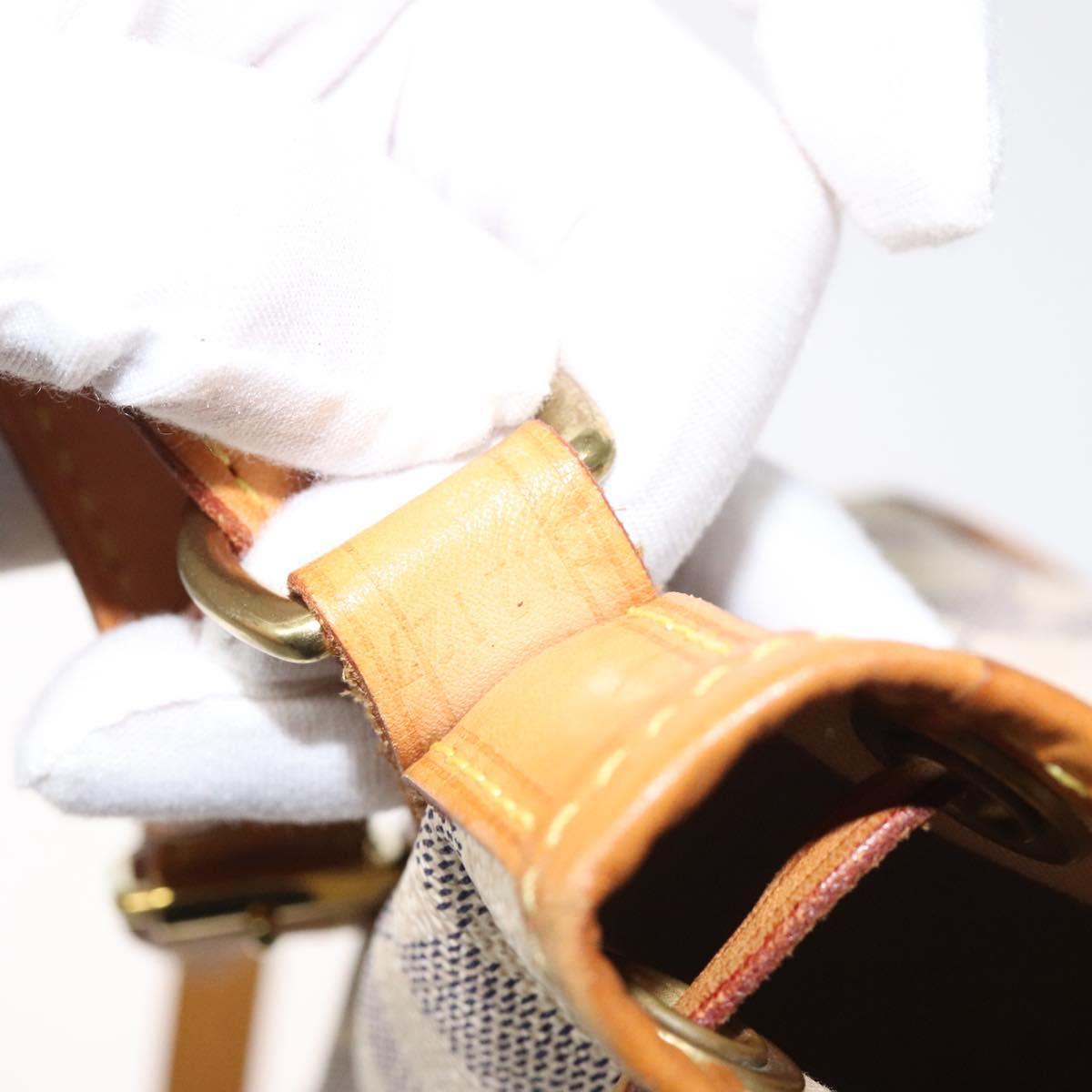 LOUIS VUITTON Damier Azur Noe BB Shoulder Bag N41220 LV Auth 125596