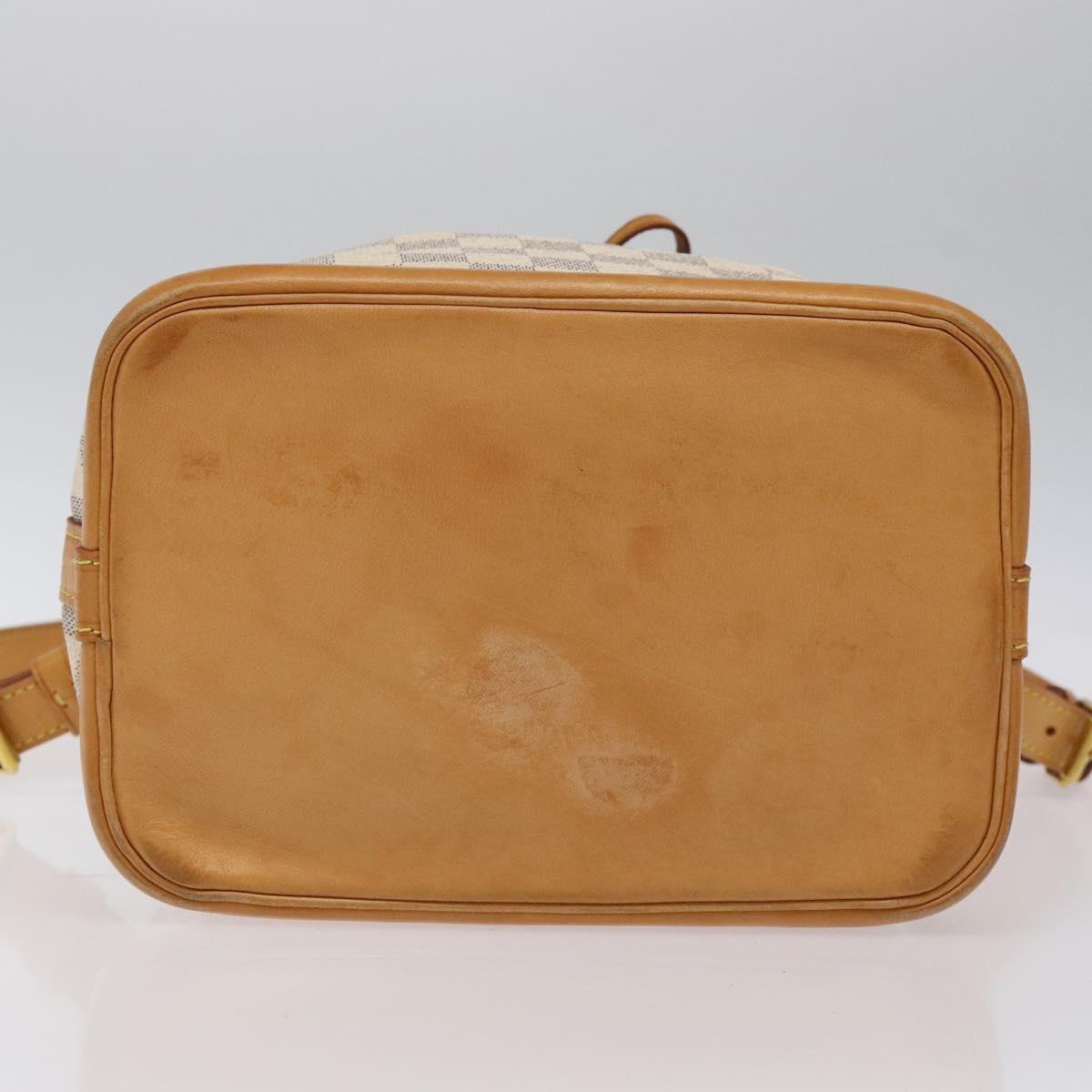 LOUIS VUITTON Damier Azur Noe BB Shoulder Bag N41220 LV Auth 125596