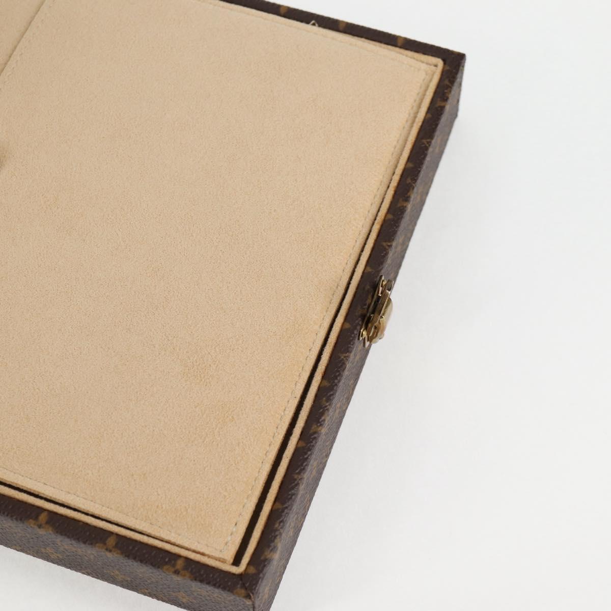 LOUIS VUITTON Monogram Jewelry case Jewelry Box LV Auth 125659AV