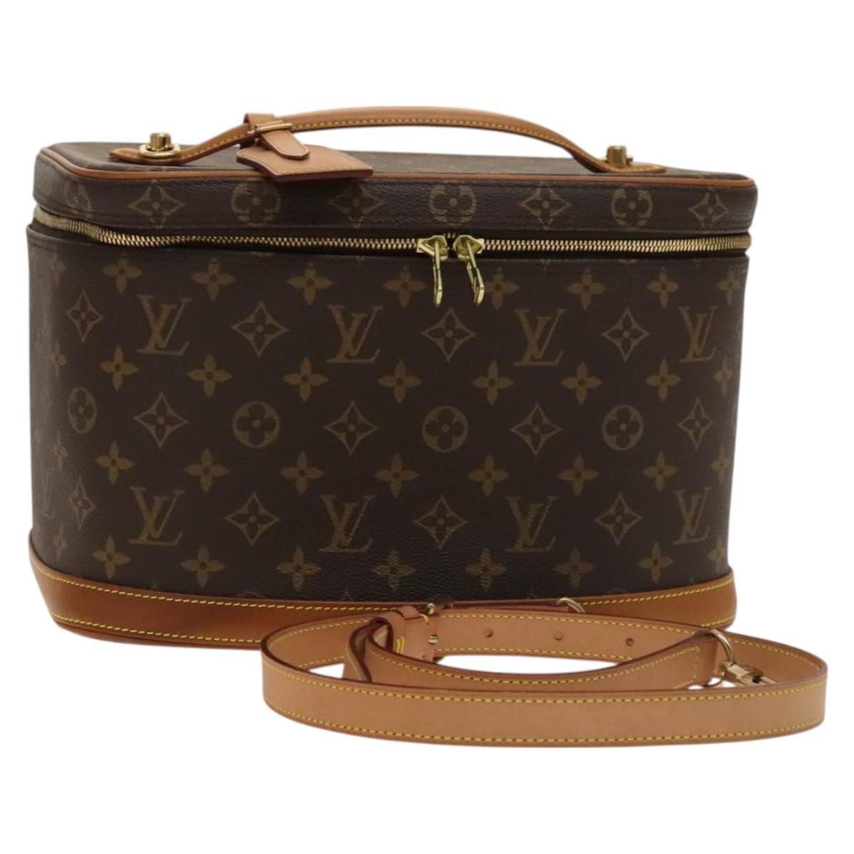 LOUIS VUITTON Monogram Nice Hand Bag 2way M47280 LV Auth 125664