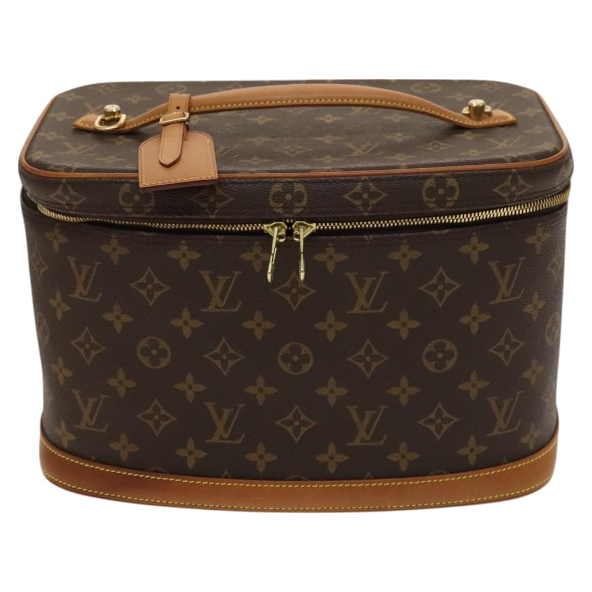 LOUIS VUITTON Monogram Nice Hand Bag 2way M47280 LV Auth 125664