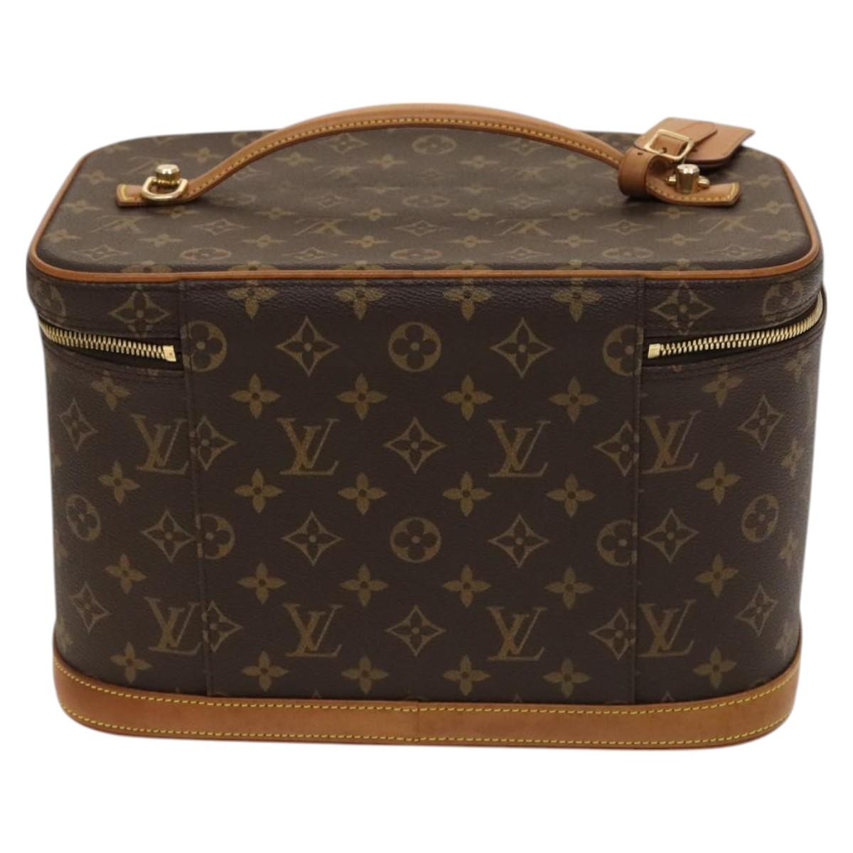 LOUIS VUITTON Monogram Nice Hand Bag 2way M47280 LV Auth 125664