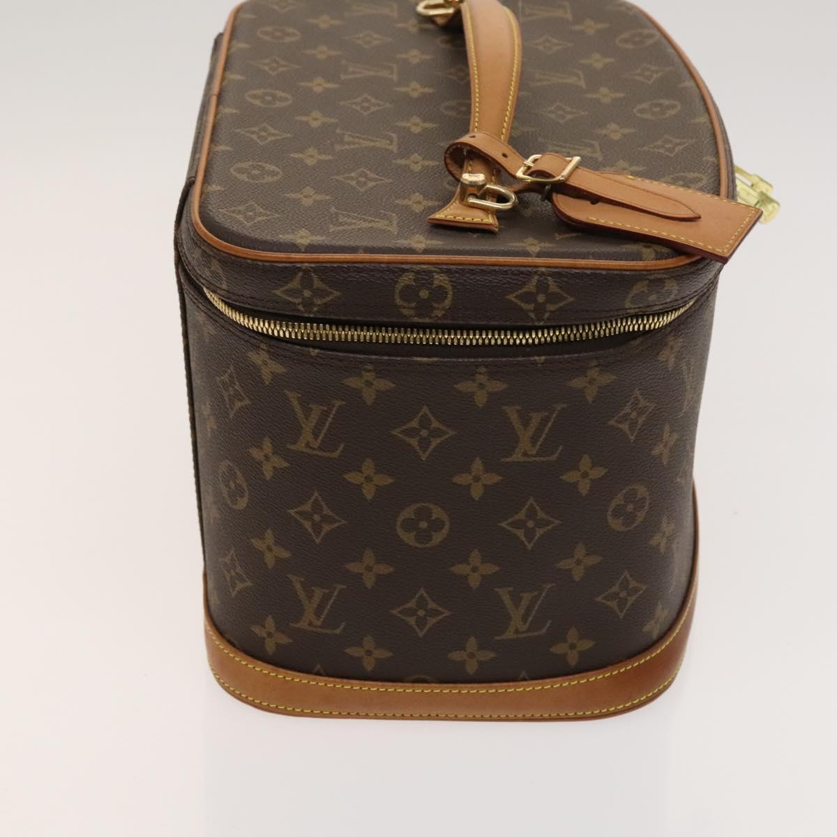 LOUIS VUITTON Monogram Nice Hand Bag 2way M47280 LV Auth 125664