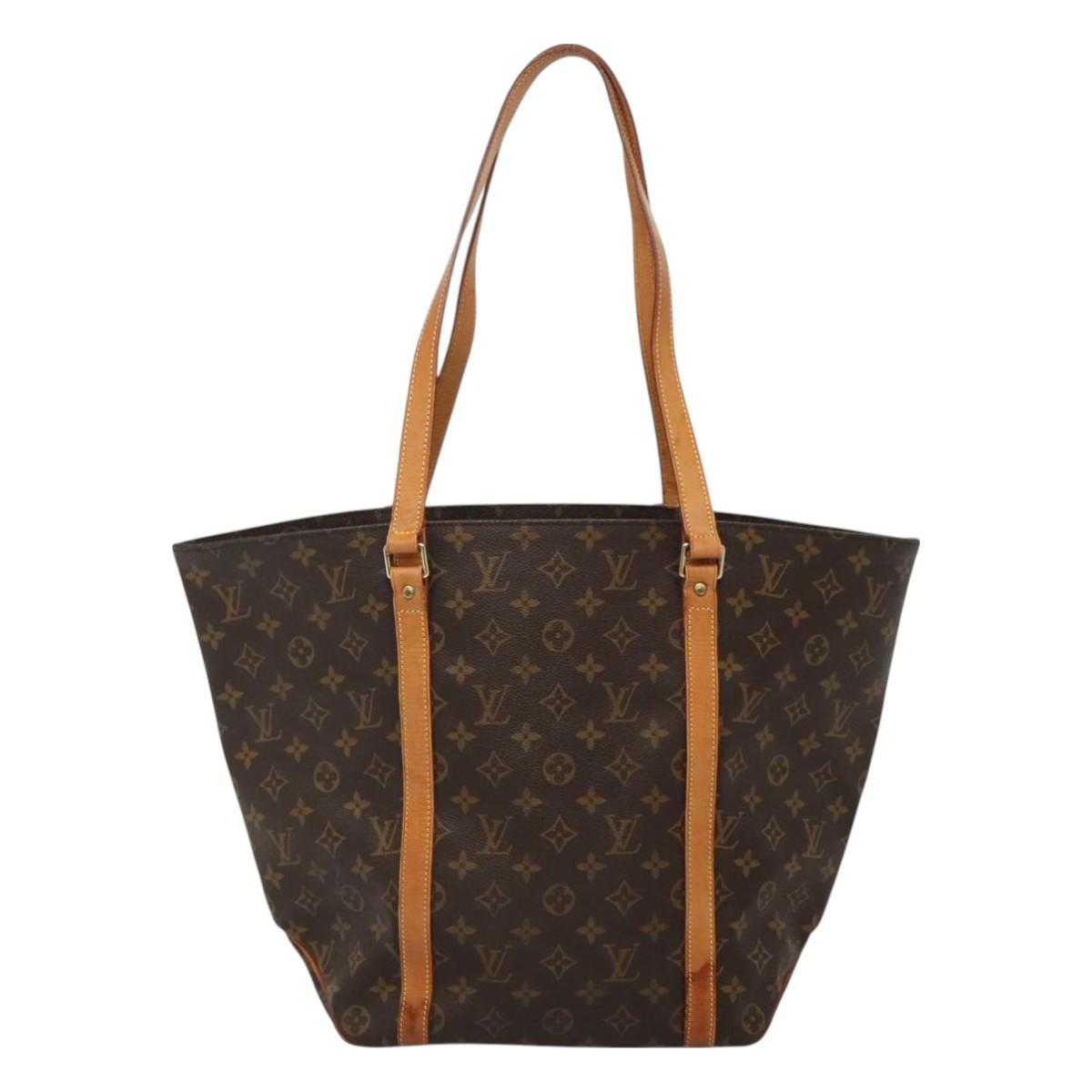 LOUIS VUITTON Monogram Sac Shopping Tote Bag M51108 LV Auth 125676