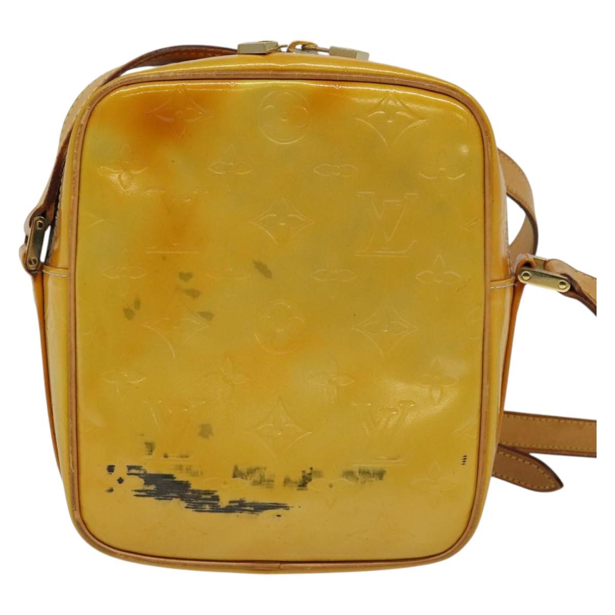 LOUIS VUITTON Monogram Vernis Wooster Shoulder Bag Gris M91036 LV Auth 125716