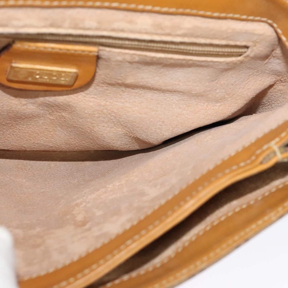 GUCCI Micro GG Supreme Shoulder Bag PVC Beige Gold 41 02 079 Auth 125755