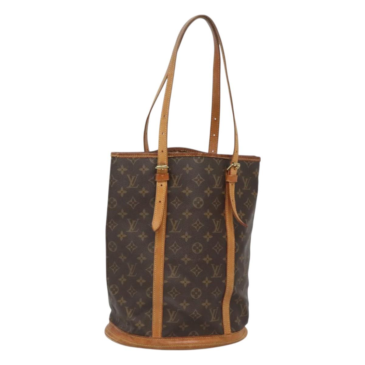 LOUIS VUITTON Monogram Bucket GM Shoulder Bag M42236 LV Auth 125768