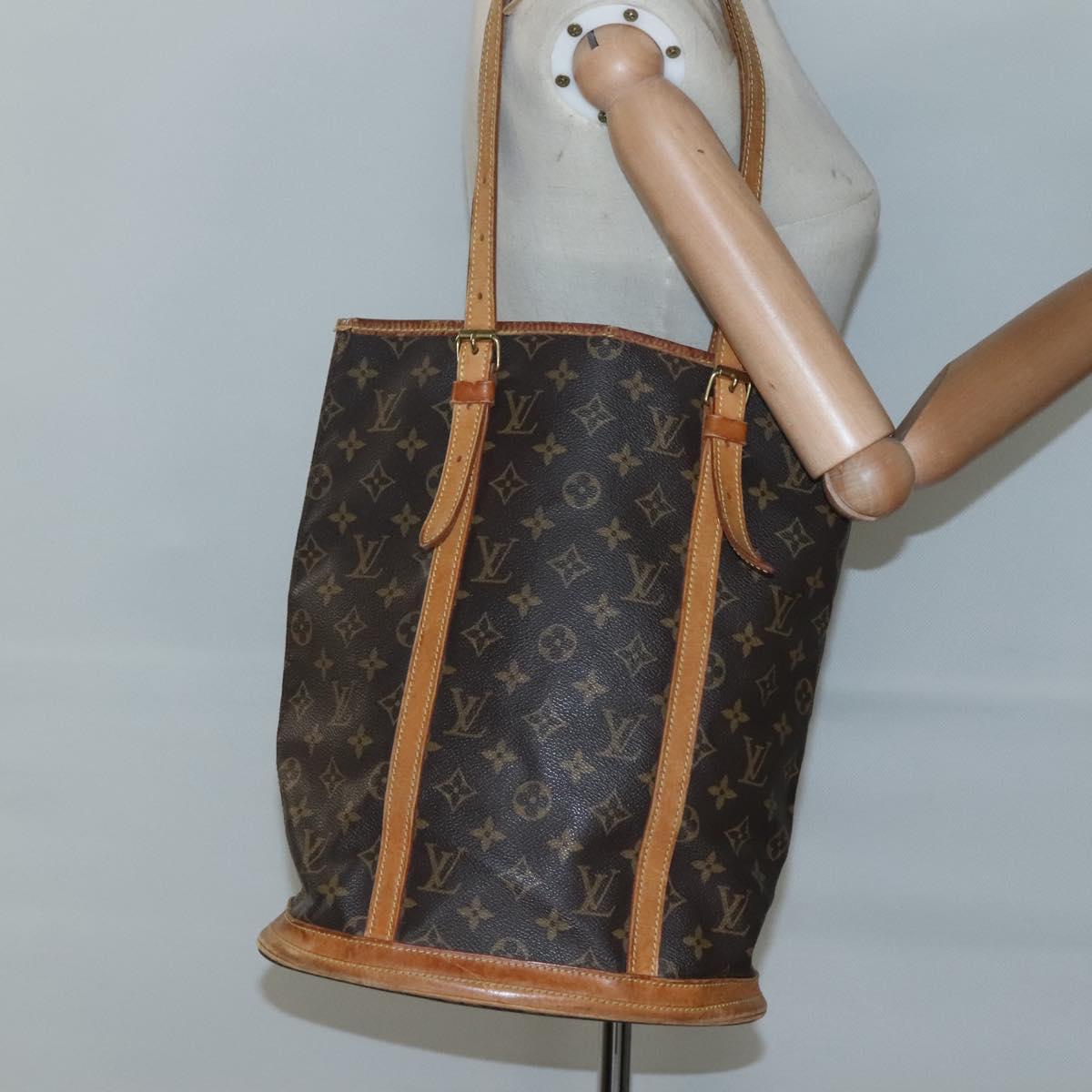 LOUIS VUITTON Monogram Bucket GM Shoulder Bag M42236 LV Auth 125768