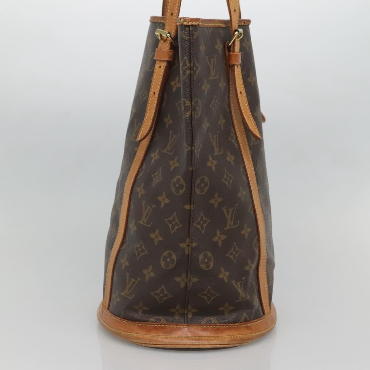 LOUIS VUITTON Monogram Bucket GM Shoulder Bag M42236 LV Auth 125768