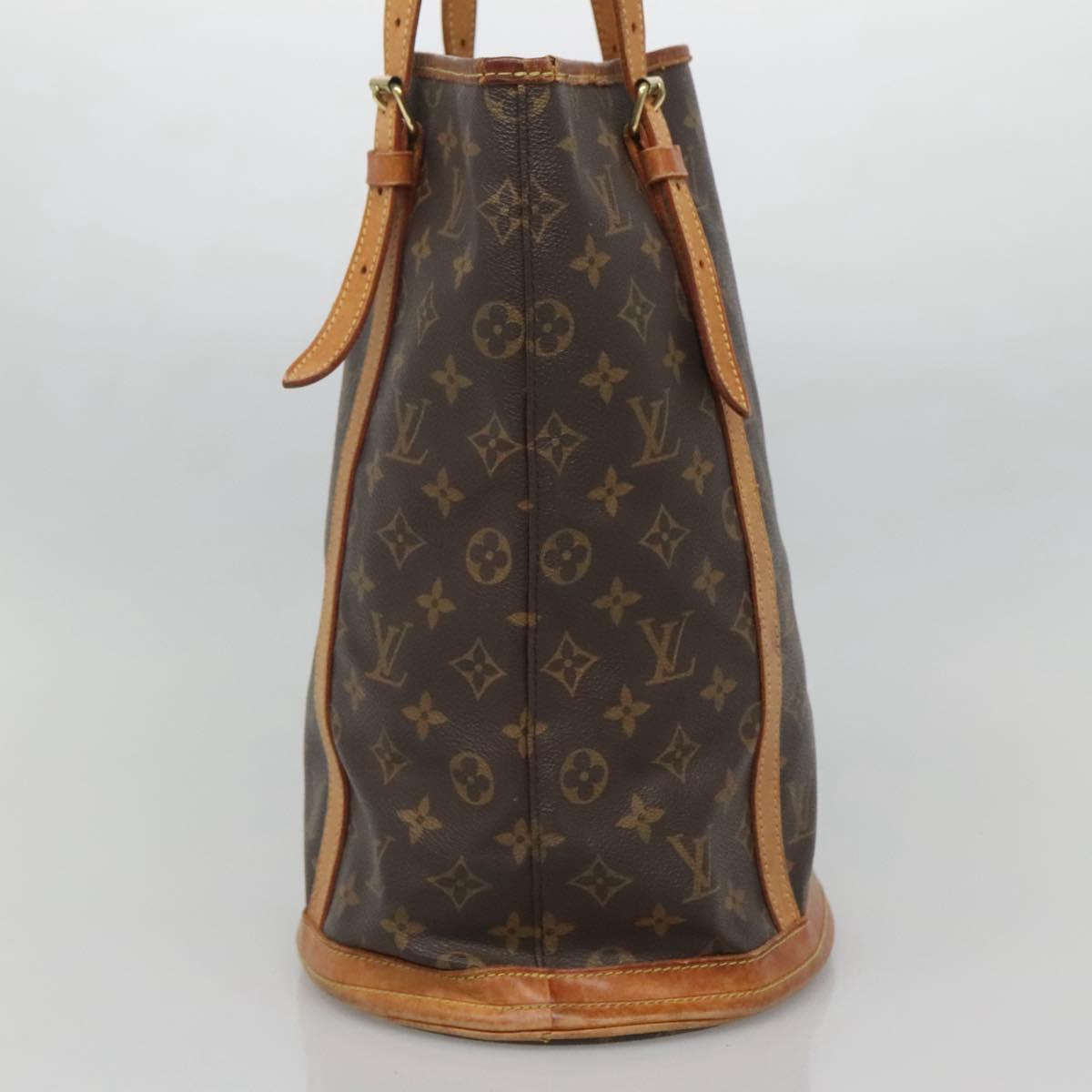 LOUIS VUITTON Monogram Bucket GM Shoulder Bag M42236 LV Auth 125768