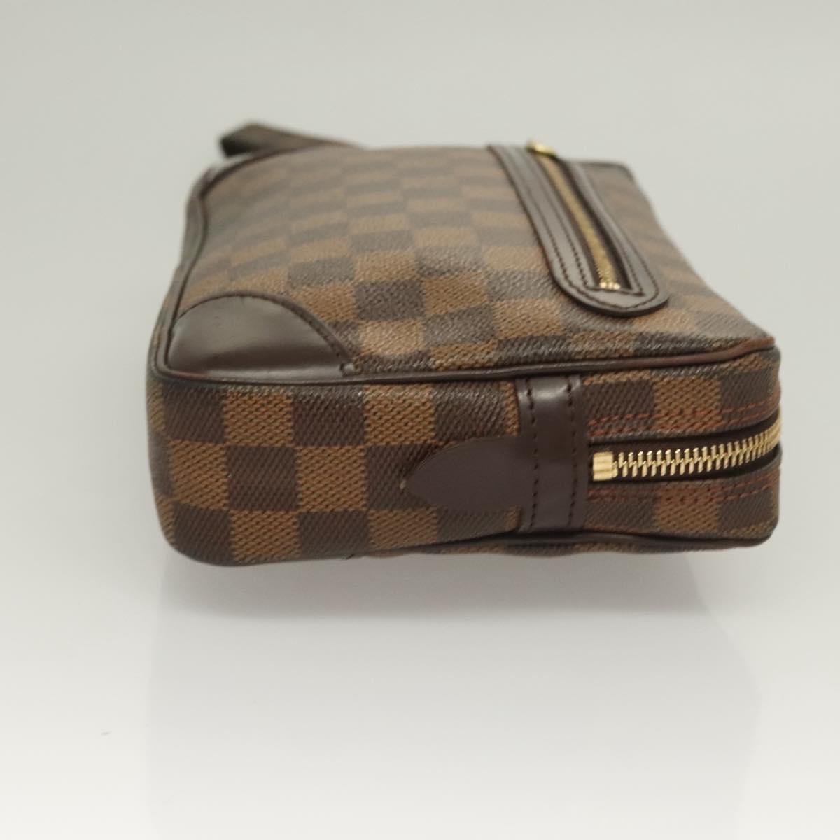 LOUIS VUITTON Damier Ebene Orsay Clutch Bag SPO LV Auth 125777