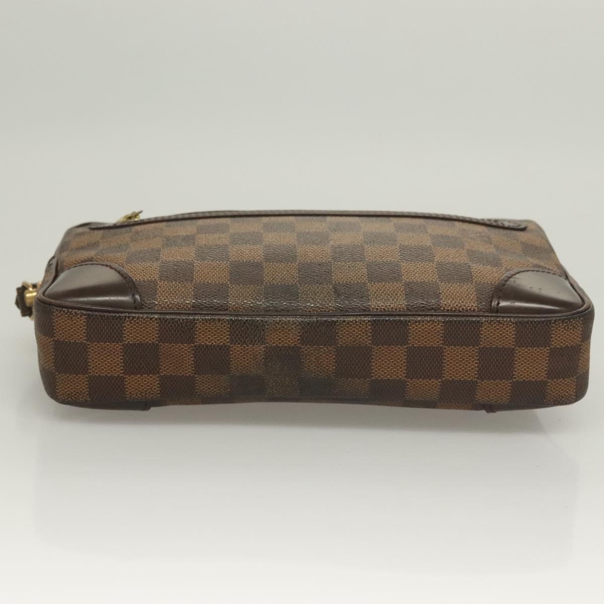 LOUIS VUITTON Damier Ebene Orsay Clutch Bag SPO LV Auth 125777