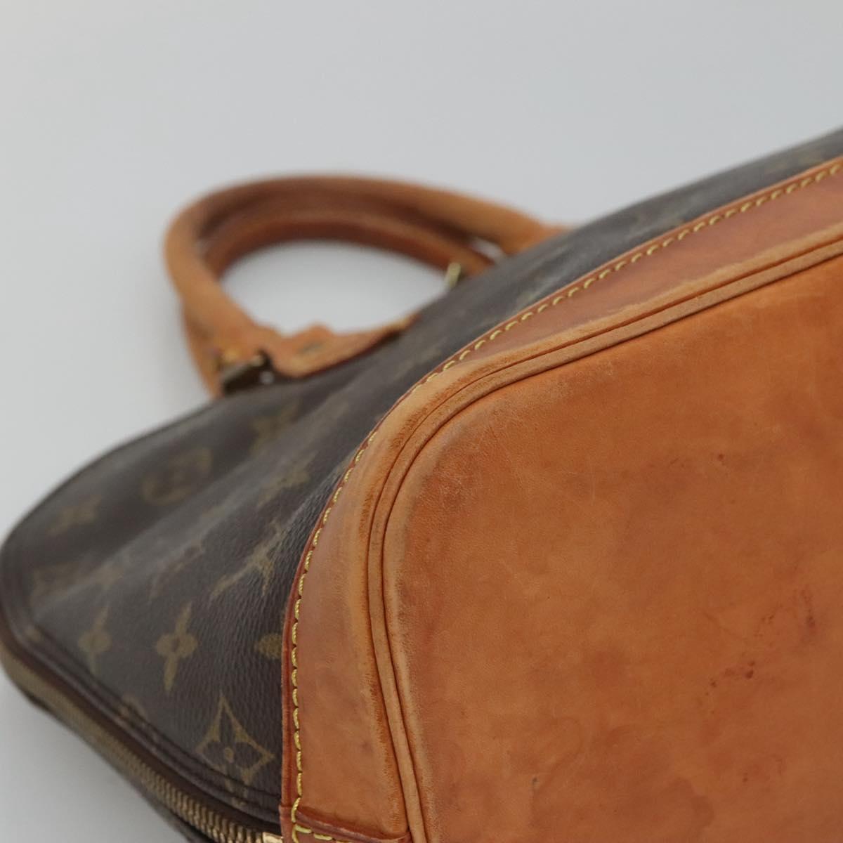 LOUIS VUITTON Monogram Alma Hand Bag M51130 LV Auth 125788