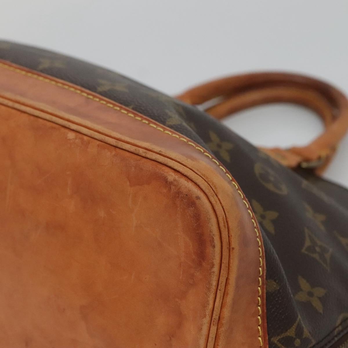 LOUIS VUITTON Monogram Alma Hand Bag M51130 LV Auth 125788