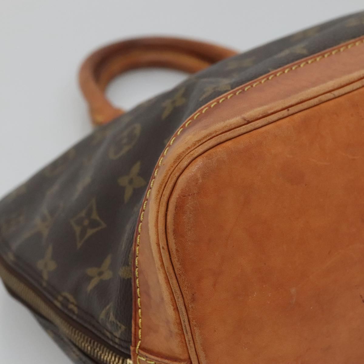 LOUIS VUITTON Monogram Alma Hand Bag M51130 LV Auth 125788