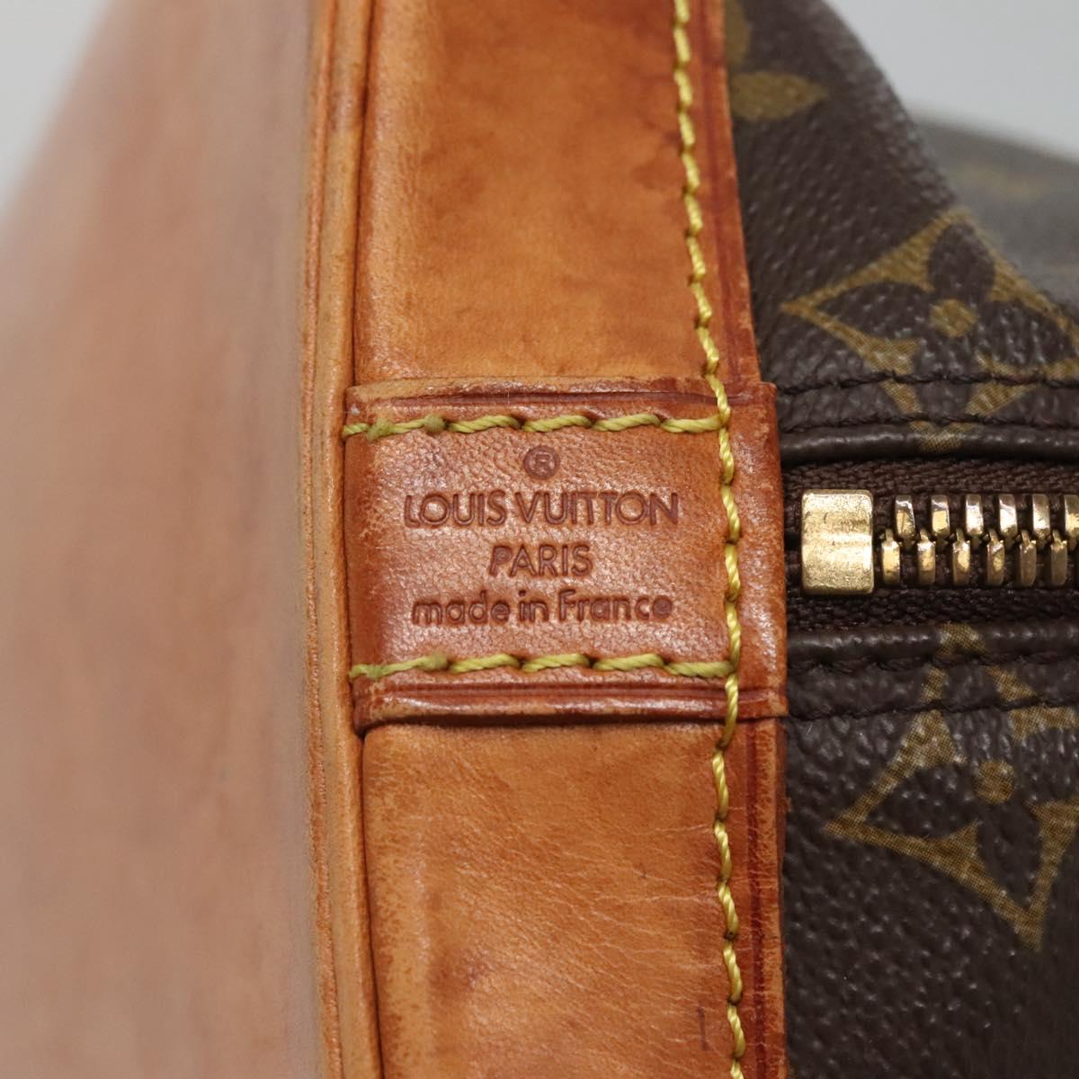 LOUIS VUITTON Monogram Alma Hand Bag M51130 LV Auth 125788