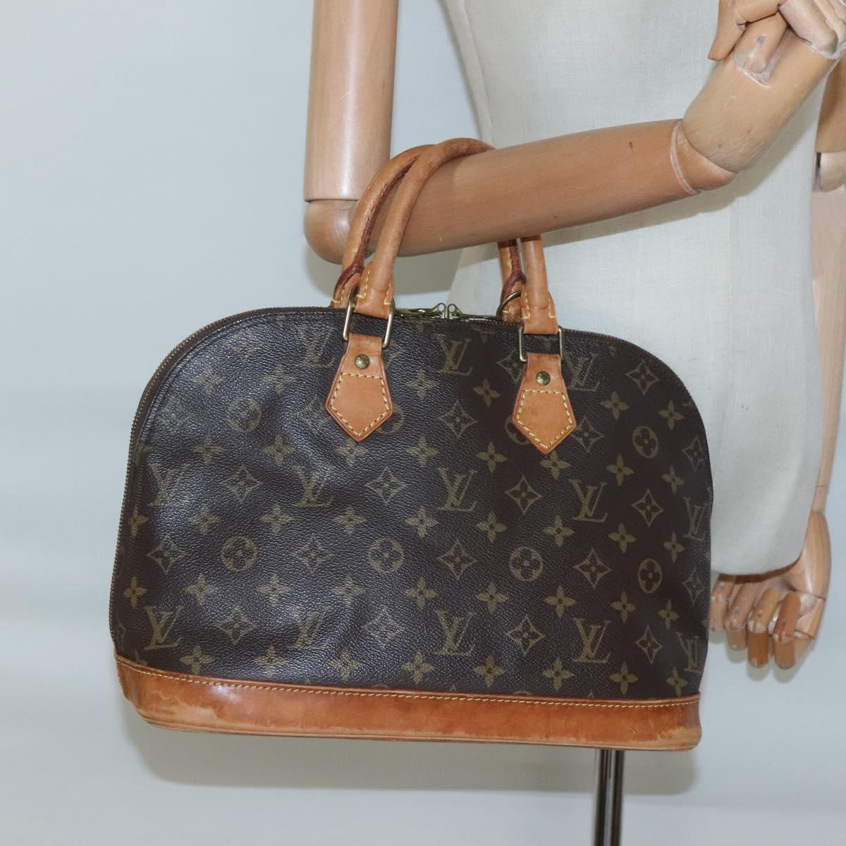 LOUIS VUITTON Monogram Alma Hand Bag M51130 LV Auth 125788