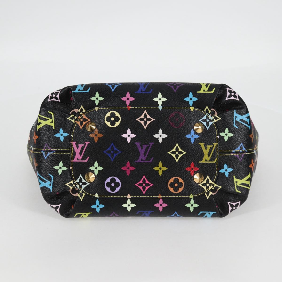 LOUIS VUITTON Multicolor Annie GM Shoulder Bag Black M40304 LV Auth 125796SAV