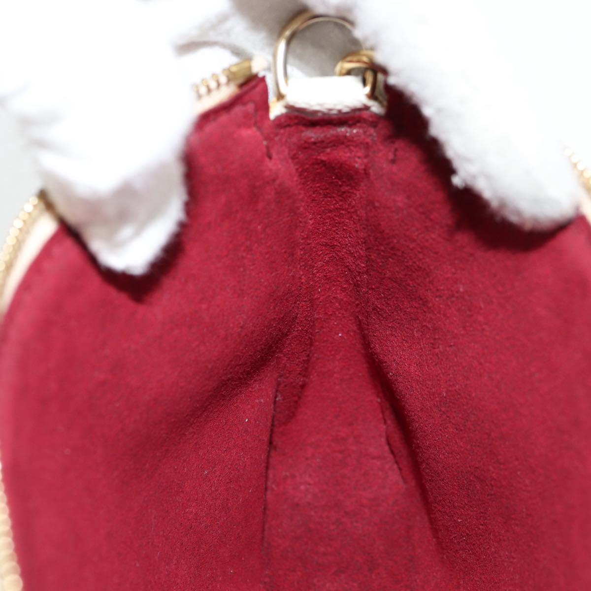 LOUIS VUITTON Multicolor Pochette Accessoires Pouch White M92649 LV Auth 125797V