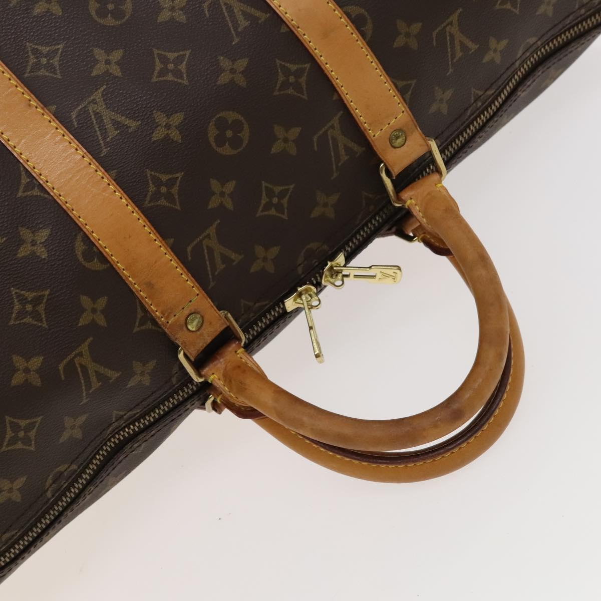 LOUIS VUITTON Monogram Keepall 50 Boston Bag M41426 LV Auth 125834