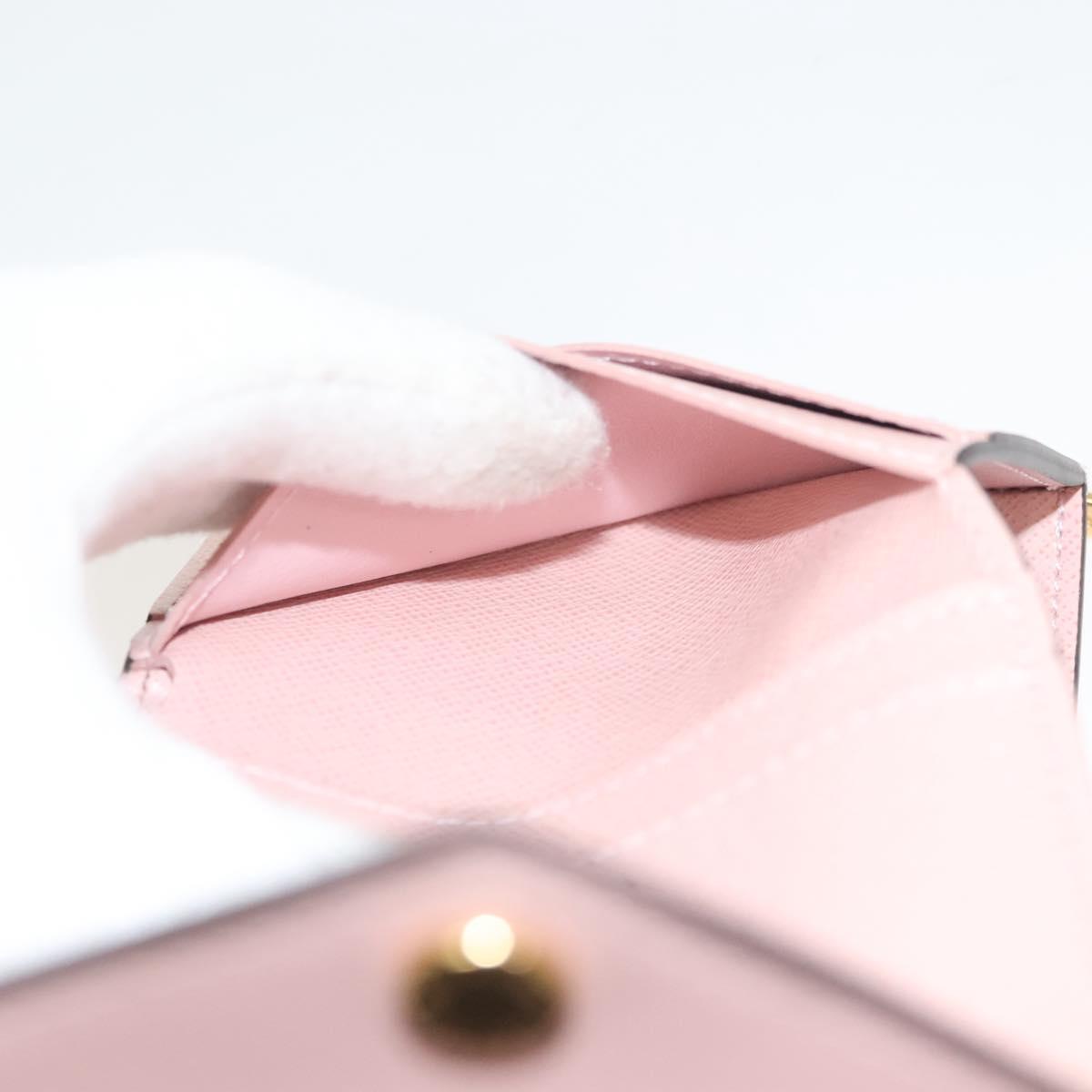 LOUIS VUITTON Monogram Portefeuille Zoe Wallet Pink M62933 LV Auth 125843