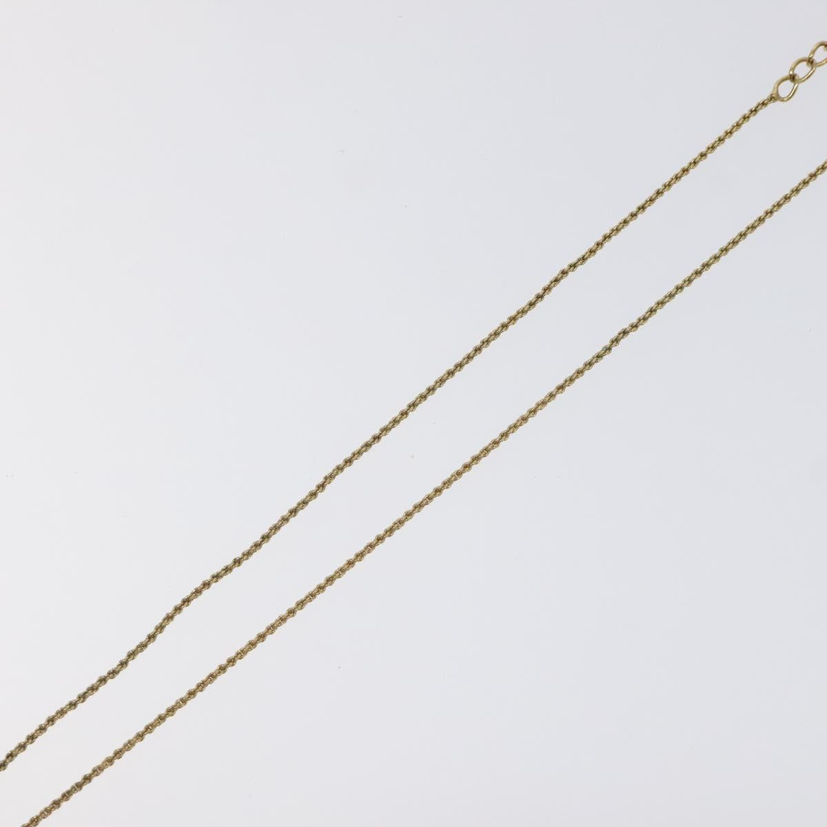 Christian Dior Necklace metal Gold Auth 125859