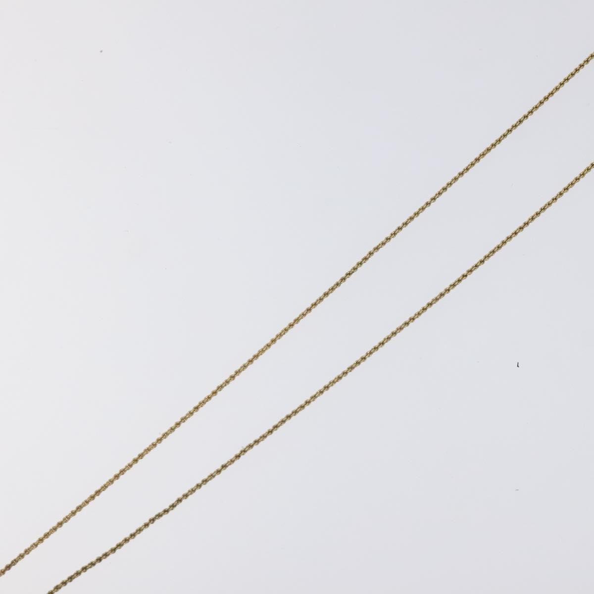 Christian Dior Necklace metal Gold Auth 125859