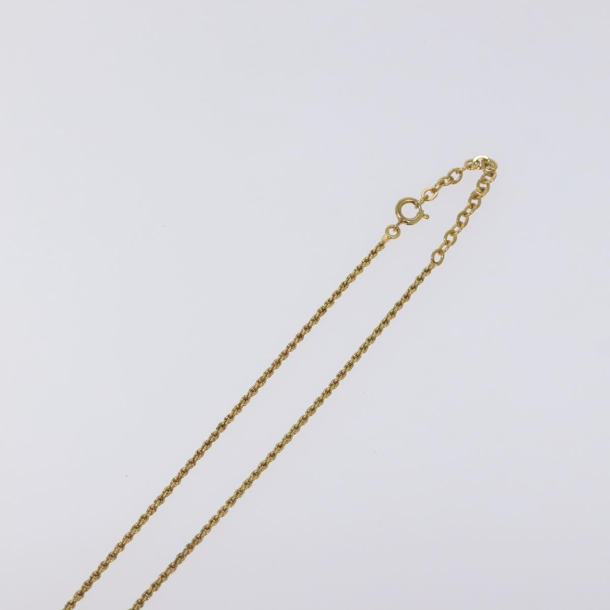 Christian Dior Necklace metal Gold Auth 125867