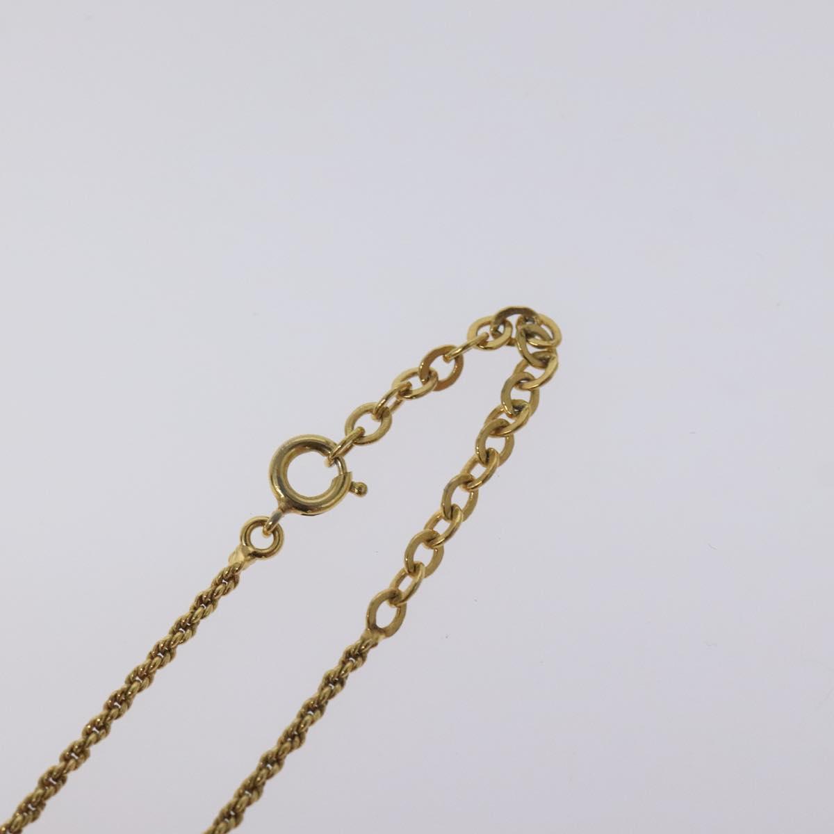 Christian Dior Necklace metal Gold Auth 125867
