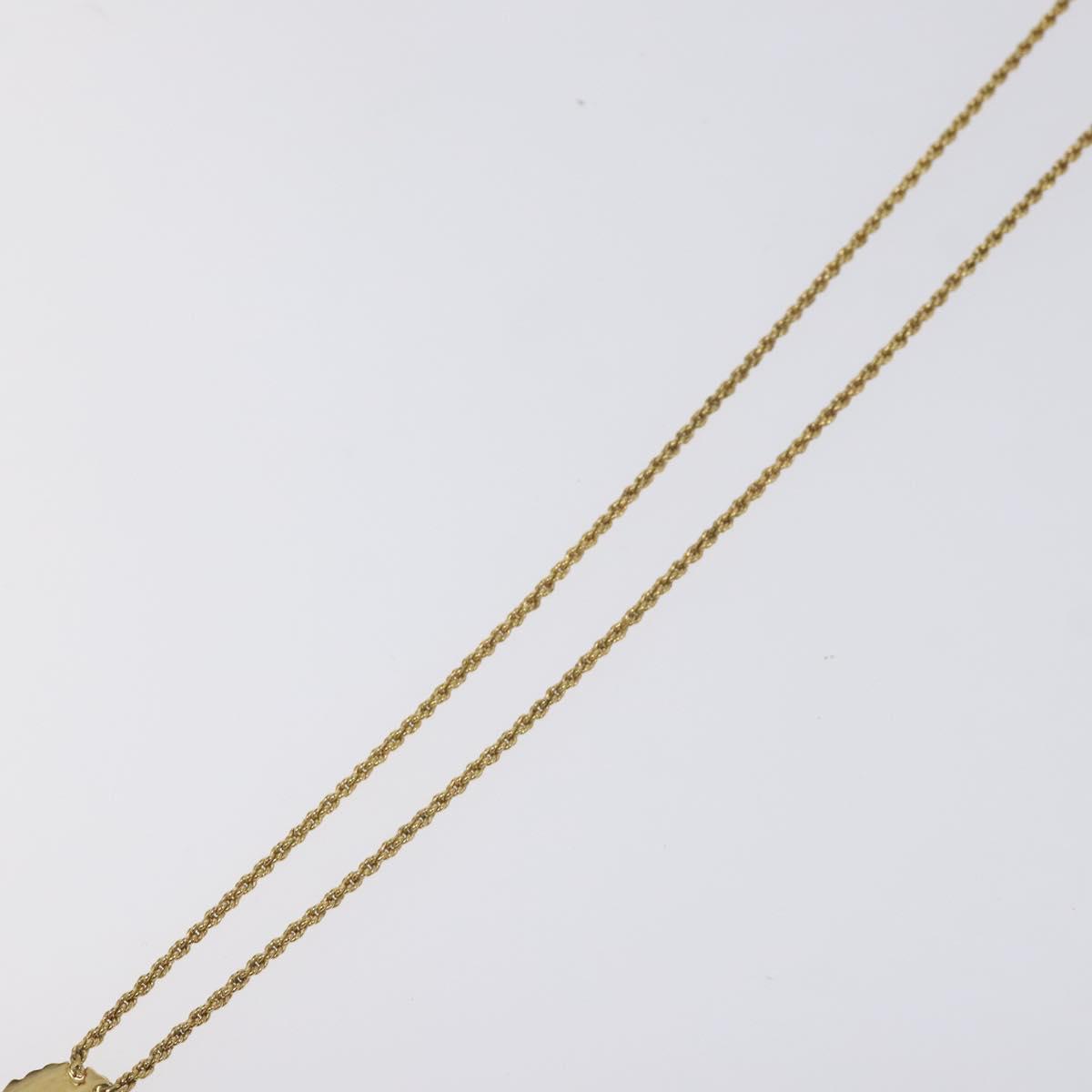 Christian Dior Necklace metal Gold Auth 125867