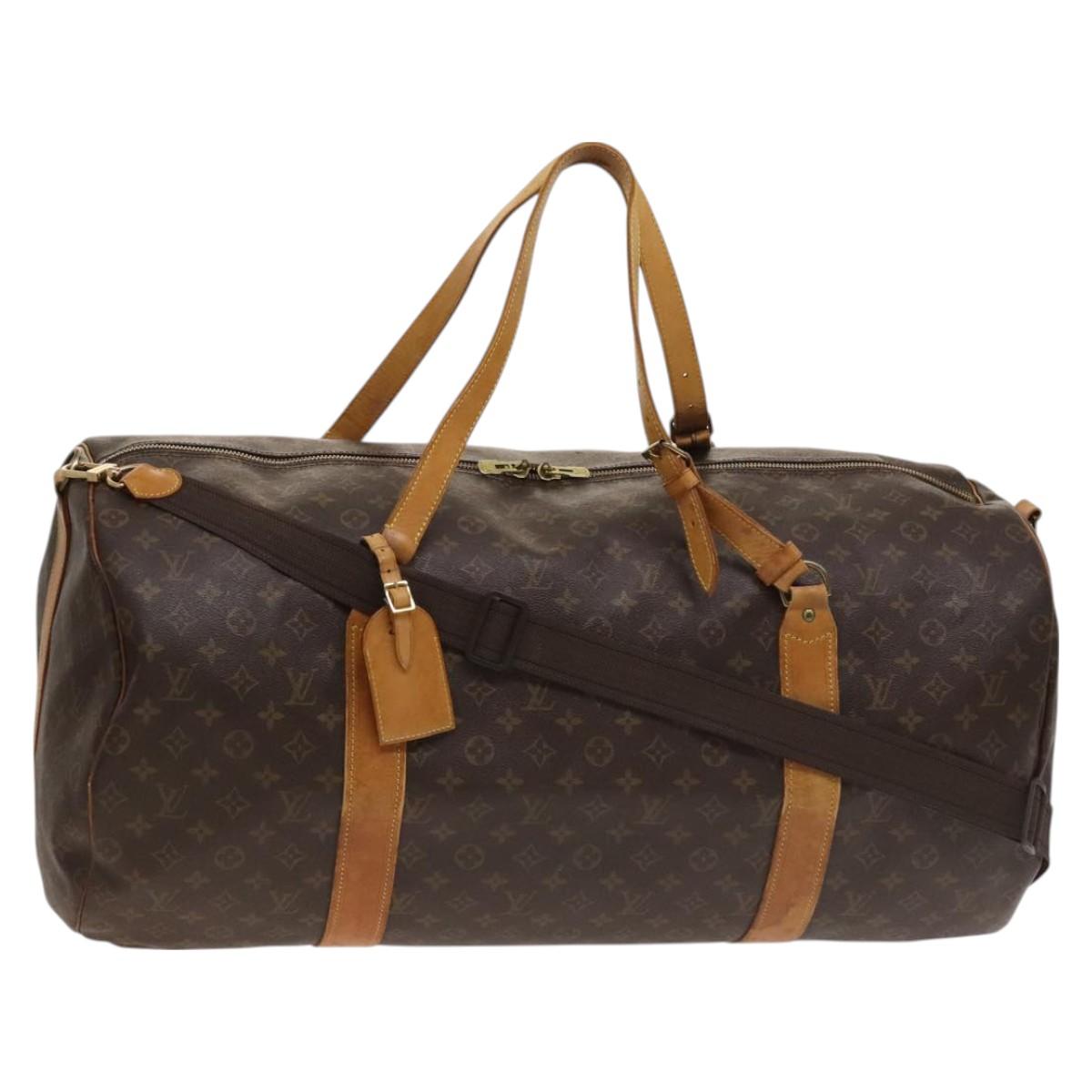 LOUIS VUITTON Monogram Sac Polochon 65 Boston Bag 2way M41222 LV Auth 125917