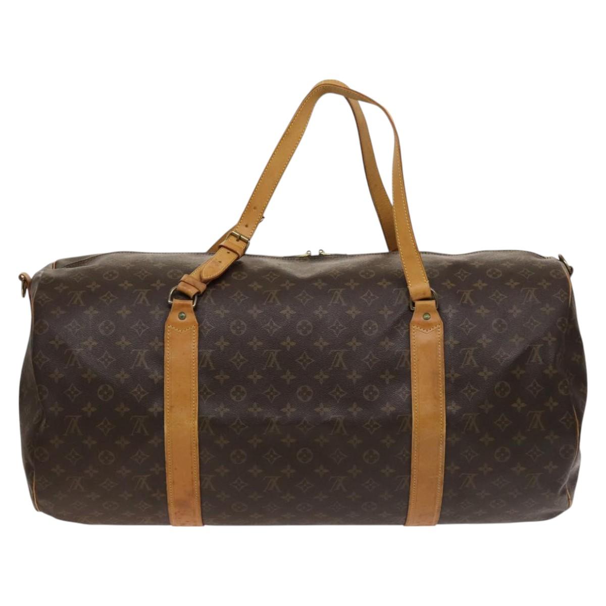 LOUIS VUITTON Monogram Sac Polochon 65 Boston Bag 2way M41222 LV Auth 125917
