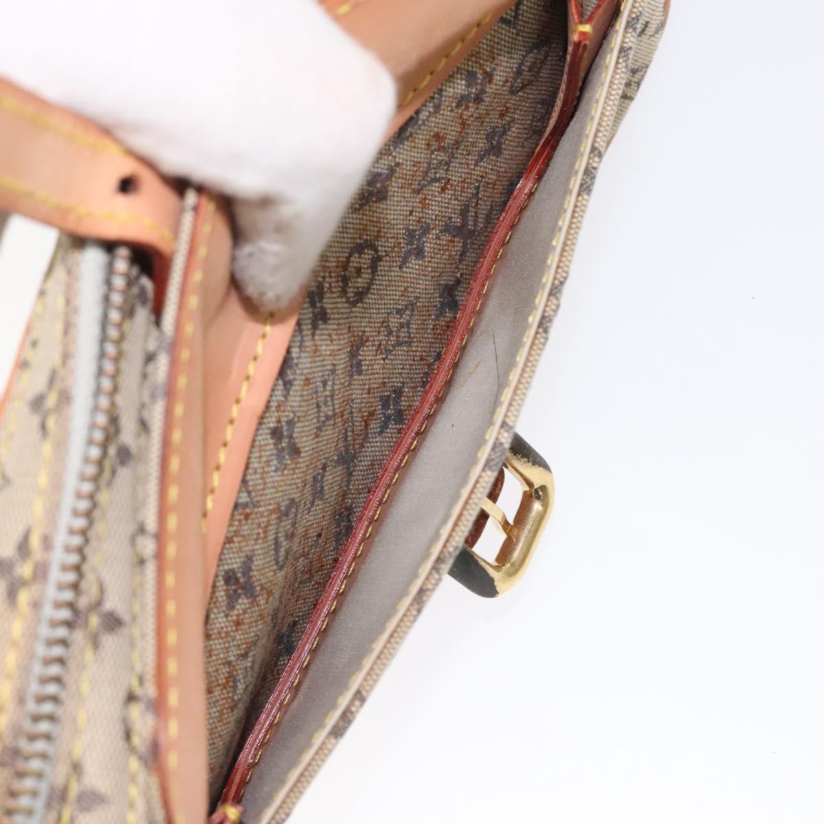 LOUIS VUITTON Monogram Mini Juliet MM Shoulder Bag Blue M92004 LV Auth 125945